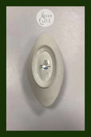 Royal Copenhagen Creme Curved with Gold (Stel 1235) Saucer No. 1651