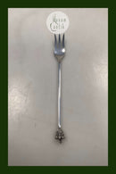 Krone Cocktail gaffel i Sterling Sølv
