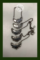 5 x Sølv Flaskemærker rum, port, gin, vermouth, Madeira