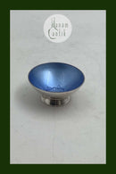 Volmer Bahner Sterling Sølv Saltkar med Blå emalje
