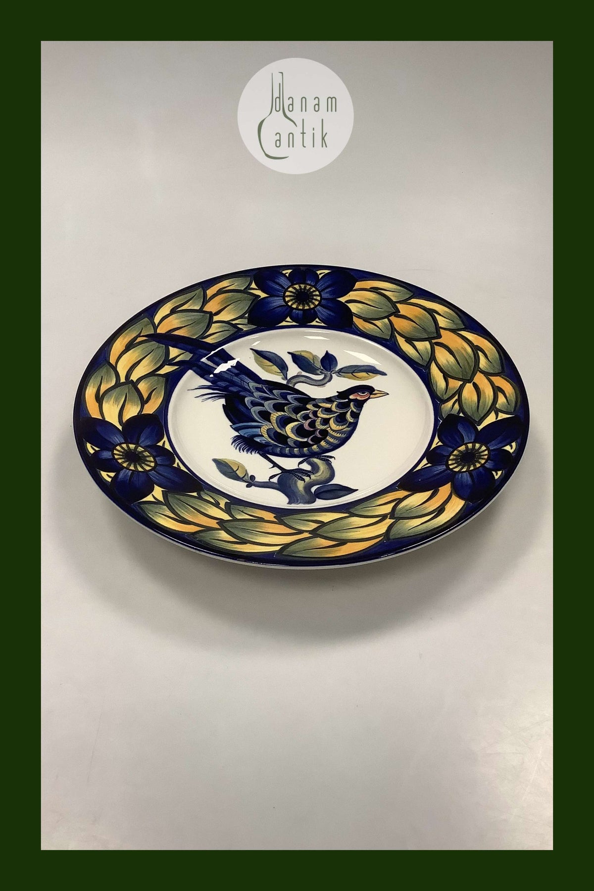 Royal Copenhagen Blue Pheasant Round Dish
