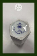 Bing og Grøndahl Fyrfad Lysestage af Annegrete Halling-Koch No. 1827/5466. Rød nuancer med guld