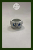 Bing og Grøndahl Hvid Demeter / Kornblomst Sukkerskål u. låg No. 94