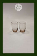 Et par Holmegaard Sodavandglas