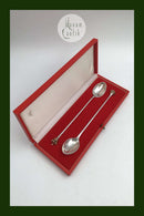 Dansk Krone DGS Sterling Sølv Cocktail Ske / Latte Ske / Is Ske (2)