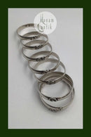 Jakob Skaarup Silver Napkin Rings Set (8)