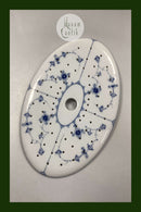 Royal Copenhagen Musselmalet Riflet Rist til fiske- eller stegefad