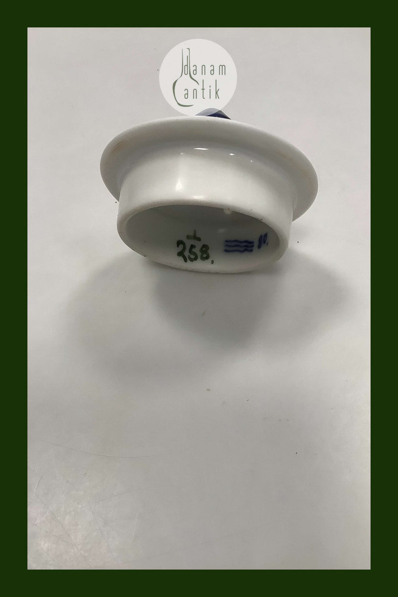 Royal Copenhagen Musselmalet Riflet Låg til Lille Thekande No. 258