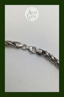 BNH Sterling Sølv Halskæde (Hvede mønster)