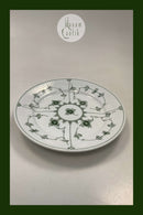 Royal Copenhagen Grøn Riflet Musselmalet Frokosttallerken No. 620