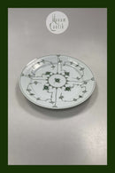 Royal Copenhagen Grøn Riflet Musselmalet Spisetallerken No. 625