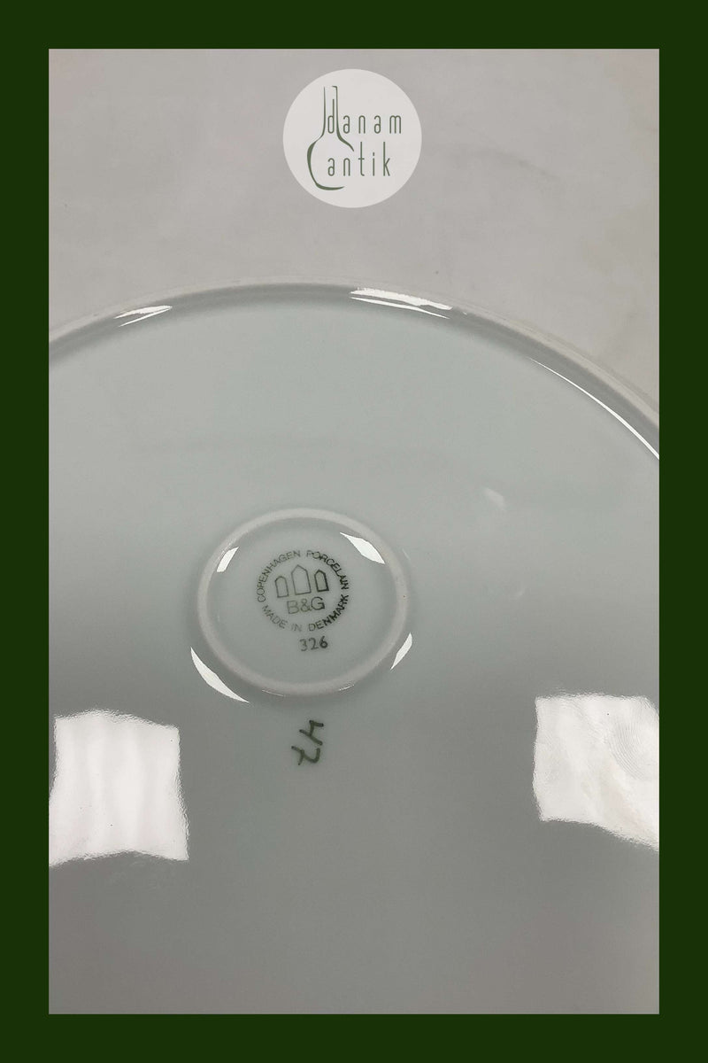 Bing & Grøndahl Delfi Grøn Frokosttallerken No 326