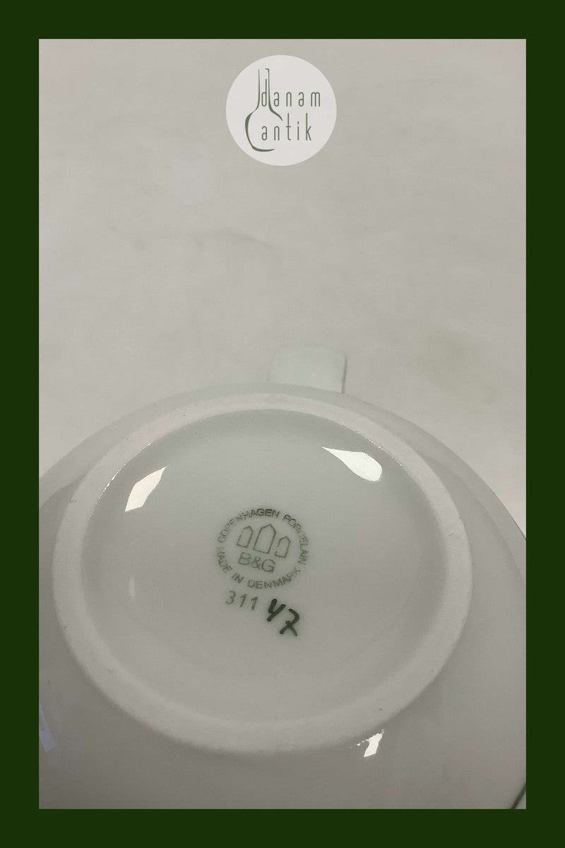 Bing & Grøndahl Delfi -  Grøn Sovsekande/Mælkekande No 311