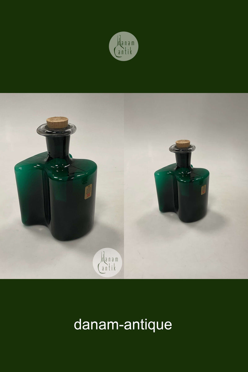 Holmegaard Hivert Dram Flaske grøn