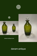 Holmegaard Grøn Glas Karaffel med Låg