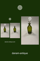 Holmegaard Grøn Glas Karaffel med Låg