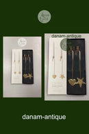 Georg Jensen Christmas Collectibles  Lyseholder - Hjerte og Stjerne 2015