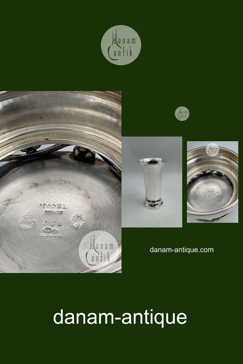 Georg Jensen Sterling Sølv Vase No. 469A (1925-1932) Harald Nielsen MODEL