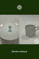 Royal Copenhagen Hvid Vifte Kaffekop No. 11572