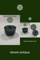 Bing og Grøndahl / Kronjyden Grøn Azur Kompotskål