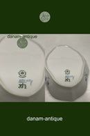 Royal Copenhagen Musselmalet Halvblonde oval assiet No 552