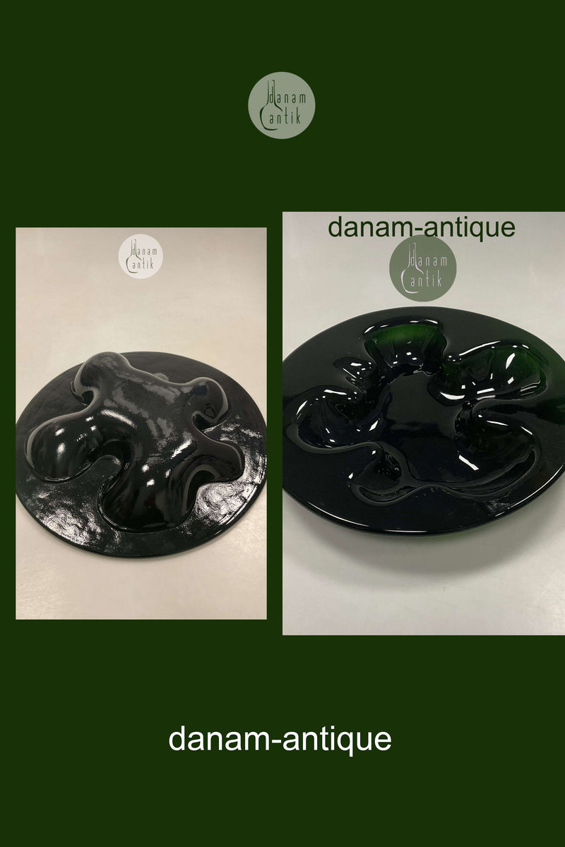 Holmegaard Ikebana Glas Skål / Fad af Michael Bang