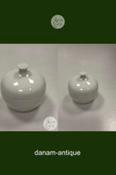 Royal Copenhagen Salto hvidt stel Sukkerskål Lille