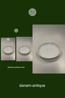 Royal Copenhagen White Magnolia with glazed relief Cake dish No 422