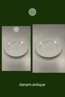 Royal Copenhagen White Magnolia with glazed relief Large Round Serving Dish No 376