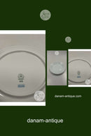 Royal Copenhagen Hvid Magnolia med uglasseret relief Dessert tallerken No 619