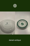 Royal Copenhagen Grøn Tranquebar Dyb Tallerken No 1847