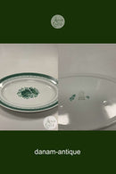 Royal Copenhagen Grøn Tranquebar Ovalt Fad No. 928