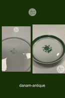 Royal Copenhagen Grøn Tranquebar Rundt Fad No. 1195