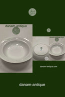 Royal Copenhagen White Magnolia with unglazed relief Deep Plate No 604