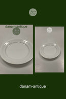 Royal Copenhagen Hvid Magnolia med uglasseret relief Kagetallerken No 617