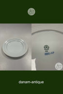 Royal Copenhagen Hvid Magnolia med uglasseret relief Spisetallerken No 625.