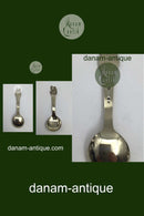 HANS CHRISTIAN ANDERSEN Andersen Fairy Tale Child Spoon in Silver. Little Claus and Big Claus