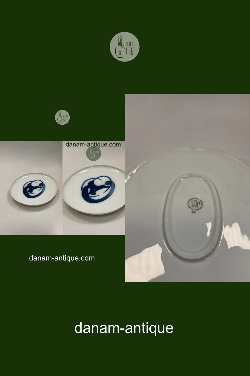 Bing og Grøndahl Henning Koppel Blå Oval Servingsfad No. 420