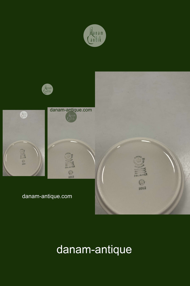 Royal Copenhagen Fajance Rødkant Lille skål No 3082