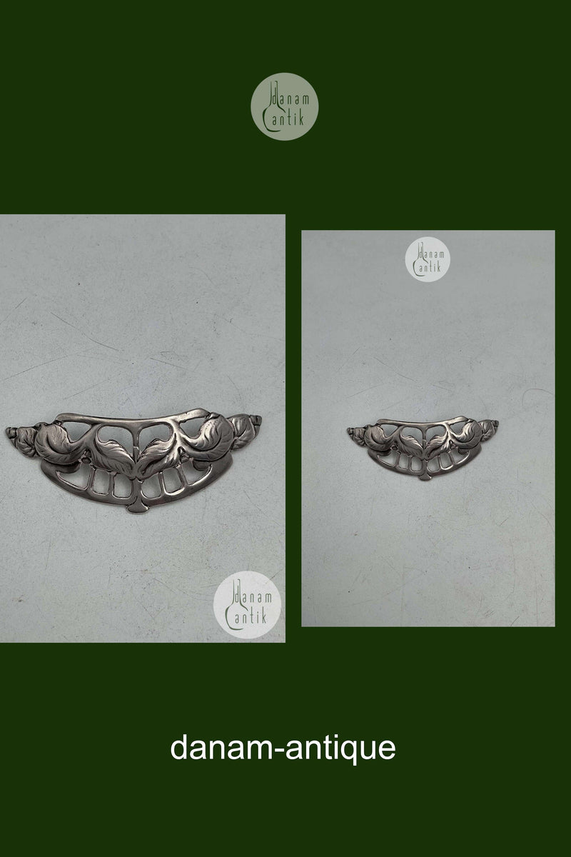 Frederik Kastor Hansen Sølv dekoration til hår kam fra 1919