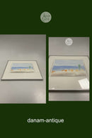 Inger Hanmann Akvarel Maleri i ramme 1