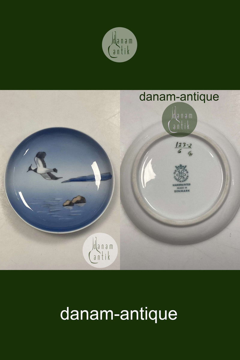Lyngby Porcelænsskål med Fugl over havet No. 123-3-6