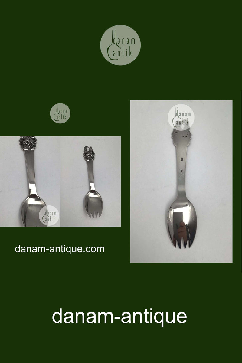 Horsens Sølv H.C. Andersen Eventyr Bestik Skaffel Klodshans