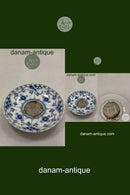 Royal Copenhagen  Musselmalet Helblonde Askebæger / Platte med Sølvmønt No 1/1009