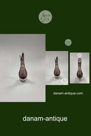 Holmegaard Duckling / Næb-Vase med mørkelilla guirlander