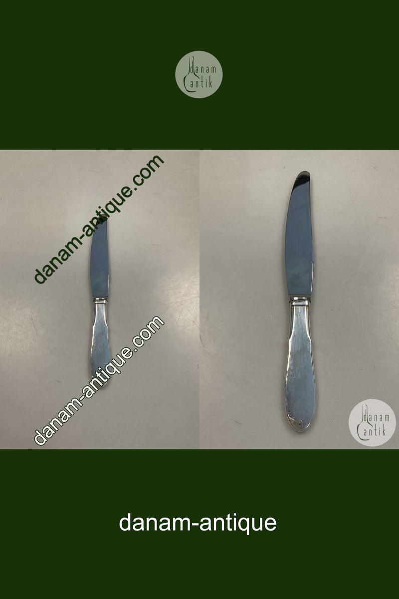 Georg Jensen Sølvplet Mermaid Frokostkniv Kort skaft