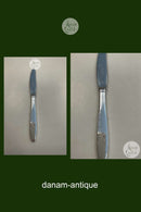 Georg Jensen Sølvplet Mermaid Frokostkniv langt skaft