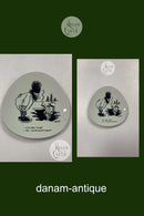 Storm P. Platte fra Knabstrup med Vittighedstegning