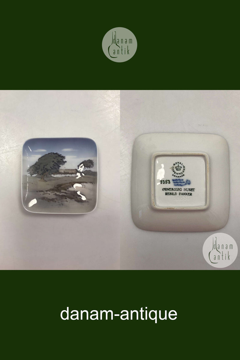 Royal Copenhagen Skål og askebæger No. 3353 Ørnebjerg Huset