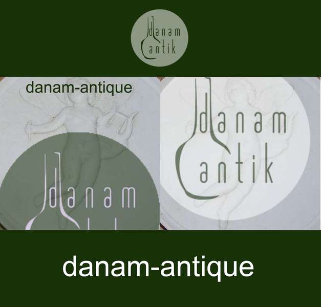 Bing & Grøndahl Biscuit Platte Poesiens Genius No 104